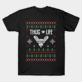 Thug Life Ugly Christmas Sweater Funny Christmas Gifts T-Shirt